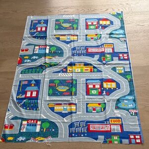 New Colorful Play Mat with Road and Building Design Material, Fabric Piece